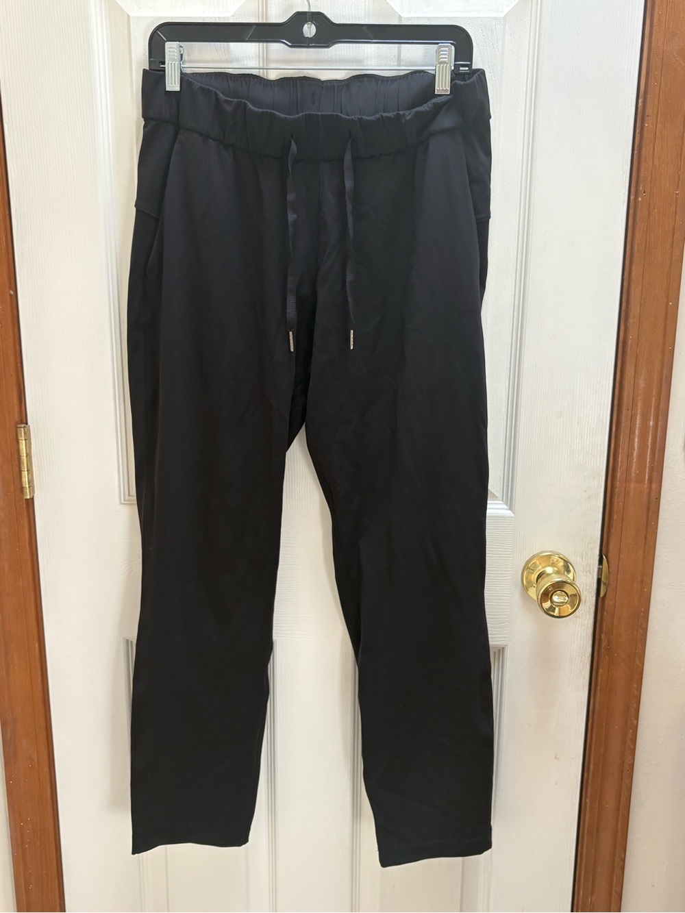 lululemon athletica Black Straight-Leg Drawstring Pants